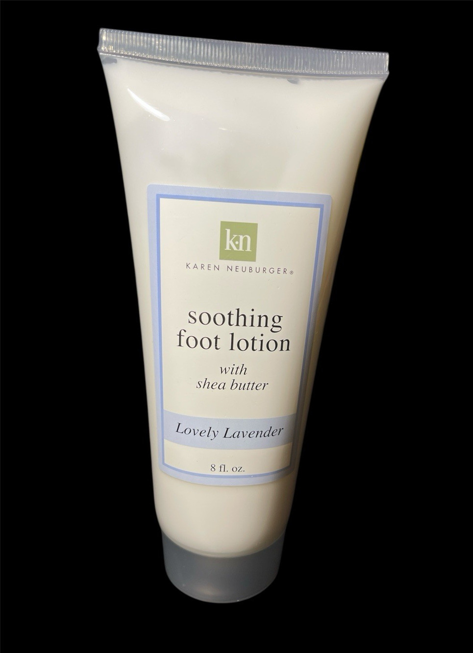 Karen Neuburger Lovely Lavender Soothing Foot Lotion w/ Shea Butter New! 8 fl oz